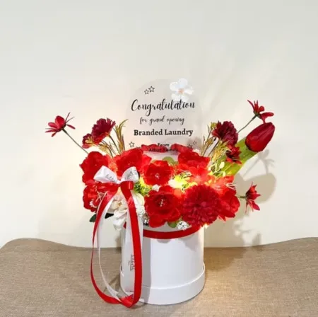Bloom Box Akrilik Ucapan Grand Opening Cinere